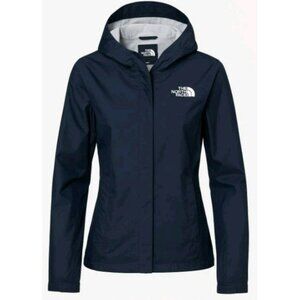 The North Face Jacket Windbreaker Waterproof Hooded Rain Size S Black Womens